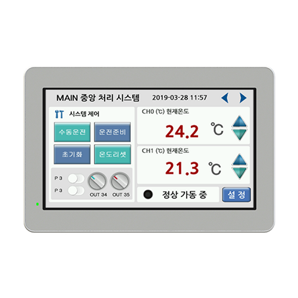  CHC-070WR - 7" Water-Resistant Human Machine Interface (HMI) Panel PC