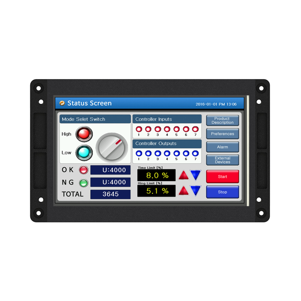 CHA-070PR - 7" Open-Frame Human Machine Interface (HMI) Panel PC